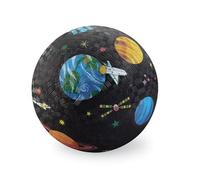 Crocodile Creek Small Rubber Playground Ball 7” Size - For Kids 3 Years and Up - Ships Inflated & PVC-Free - Durable Design for Indoor, Outdoor Games and Active Sports - Space Exploration