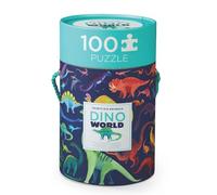 Crocodile Creek - Thirty-Six Wild Animals - 100-Piece Jigsaw Floor/Table Puzzle Comes With Canister for Storage - 14" x 19" Completed Size, Designed for Kids Ages 5 Years and up