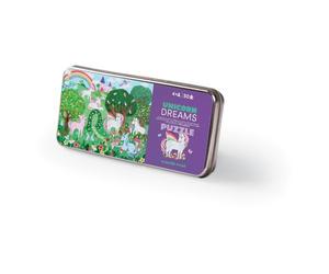 Crocodile Creek Unicorn Dreams Puzzle - 50 Pieces in Tin (3843103), Ages 5+