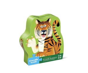 Crocodile Creek - Wild Kingdom - 36-Piece Jigsaw Floor Puzzle with Heavy-Duty Shaped Box for Storage, Large 20" x 27" Completed Size, Designed for Kids Ages 3 Years and up