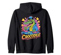 Crocodile DJ Unleashed Music Fun Zip Hoodie