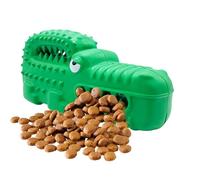 Crocodile Dog Toy,Squeaky Rubber Puppy Teeth Cleaning Supplies,Puppy Teeth Cleaning Toys - for Trainers Animal Lovers Indoor Outdoor Apartment Cuddle Time Bedroom Living Room Park Yard Lawn Patio