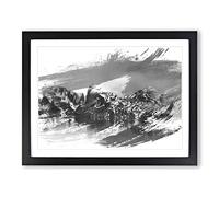 Crocodile Eye Vol.2 V1 Modern Framed Print | A3 Black Framed Wall Art | Ready to Hang | Modern Nature Picture | Living Room Bedroom Lounge Office
