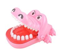Crocodile Game，Funny Crocodile Bitin' Hand Toy，Engaging and Exciting Surprise Reaction Plaything for Children，Family Game Night (Pink, One Size)