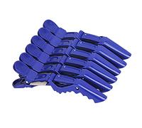 Crocodile Hair Clip Hairdressing Styling Alligator Sectioning Clamp Hairpins 6PCS BlueSectioning Clamps
