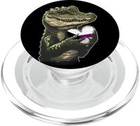 Crocodile Heart Demisexual Flag Demisexuality LGBTQ PopSockets PopGrip for MagSafe