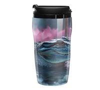 Crocodile in Water Printed Coffee Mugs Insulated Travel Mug Reusable Water Cup with Lid for Home Outdoor 9 OZ /12 OZ