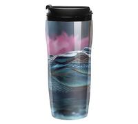 Crocodile in Water Printed Coffee Mugs Insulated Travel Mug Reusable Water Cup with Lid for Home Outdoor 9 OZ /12 OZ