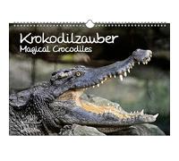 Crocodile Magic A3 Perpetual Calendar Crocodiles and Alligators Seelenzauber