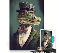 Crocodile Magic Powers 1000 Pieces Jigsaws Adults Puzzles Think Smart Bright Print Home Activity Unique Gift (38x26cm)