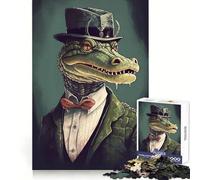 Crocodile Magic Powers 1000 Pieces Jigsaws Adults Puzzles Think Smart Bright Print Home Activity Unique Gift (38x26cm)