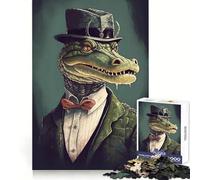 Crocodile Magic Powers Puzzles for Teenagers 1000 Pieces Home Play Tension Relief Home Activity Nice Art (38x52cm)