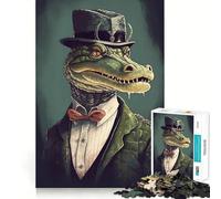 Crocodile Magic Powers Puzzles for Teenagers 1000 Pieces Home Play Tension Relief Home Activity Nice Art (38x52cm)