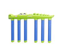 Crocodile Musical Educational Toy, 3-Speed Wall-Mounted Xylophone, Blue and Green, Interactive Learning Toy for Developing Intelligence and Hand-Eye Coordination (Green)