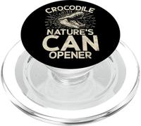 Crocodile Nature's Can Opener Crocodile PopSockets PopGrip for MagSafe