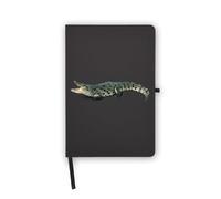 Crocodile Notebook, Blank Pages, Faux Leather Cover, Planner, Journal, Workbook