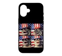 Crocodile Patriotic Florida Gator Photo Booth Case for iPhone 16