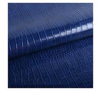 Crocodile Pattern Faux Leather Fabric 100x138cm 39''x54'' PU Synthetic Leather Upholstery Fabric for Bags, Seats Cover, DIY Crafts(Color:16)