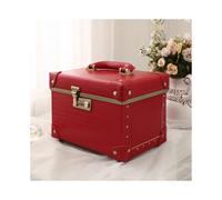 (Crocodile pattern red (10 inches)) Net Red INS Wind Superfire Makeup Box Practice With A Large Capacity Storage Box Tattoo Toolbox Korean Version Of Korean Makeup