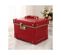 (Crocodile pattern red (13 inches)) Net Red INS Wind Superfire Makeup Box Practice With A Large Capacity Storage Box Tattoo Toolbox Korean Version Of Korean Makeup