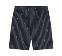 Crocodile Print Stripe Cotton Shorts - male - Lacoste - Casual Shorts - Blue - S - Shorts S