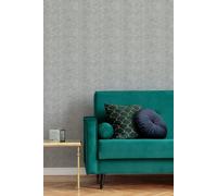 Crocodile Print Wallpaper Superfresco Easy Grey One Size