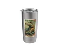 Crocodile Tarot Card Crocodiles Crocodile Stainless Steel Insulated Tumbler