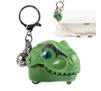 Crocodile Teeth Keyring - Alligator Bite Toy Traditional Game Alloy | Practical Joke Set Dentist Mouth Adult Fun Party | Mini Novelty Joke Boys Family Gifts