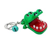 Crocodile Teeth Toys Game for Kids with Keyring and Bell, Crocodile Biting Finger Dentist Games Funny Toys, Ages 4 and Up