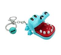 Crocodile Teeth Toys Game for Kids with Keyring and Bell, Crocodile Biting Finger Dentist Games Funny Toys, Ages 4 and Up
