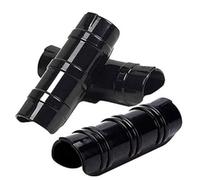 Crocodile Trading 20x 32mm Polytunnel Cover Clamps. Black, Suits 32mm Frame & Forms A Strong Cover to Frame Attachment