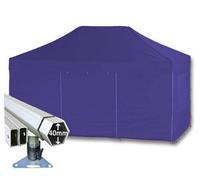 Crocodile Trading 3M X 4.5M Extreme 40 Commercial Instant Shelter Pop Up Gazebos Frame, Canopy & Sides - Navy Blue