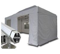 Crocodile Trading 3M X 6M Extreme 50 Commercial Instant Shelter Pop Up Gazebos Frame, Canopy & Sides - White