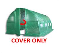 Crocodile Trading 4M X 3M (13' X 10' Approx) Pro+ Green Polytunnel Replacement Cover