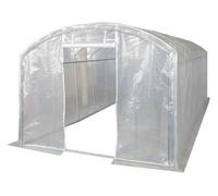 Crocodile Trading 6M X 3M (20' X 10' Approx) Extreme Clear Polythene Poly Tunnel