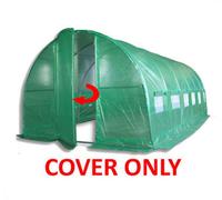 Crocodile Trading 6M X 3M (20' X 10' Approx) Pro+ Green Polytunnel Replacement Cover