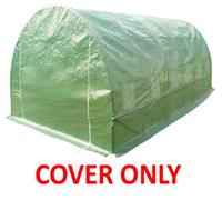 Crocodile Trading 6M X 3M (20' X 10') Zip Door Model Polytunnel Greenhouse Replacement Cover