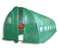 Crocodile Trading 8M X 3M (27' X 10' Approx) Pro+ Green Polytunnel Greenhouse