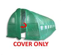 Crocodile Trading 8M X 3M (27' X 10' Approx) Pro+ Green Polytunnel Replacement Cover