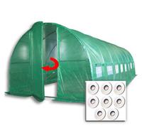 Crocodile Trading 8M X 3M + Hotspot Tape Kit (27' X 10' Approx) Pro+ Green Poly Tunnel