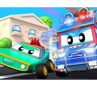 Crocodile vs Police Car / Crocodile Epic Race / Spring Truck to the Rescue / Bulldozer is Stuck