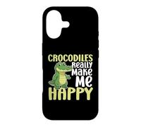 Crocodiles Make Me Happy You Not So Much Funny Crocodile Case for iPhone 17