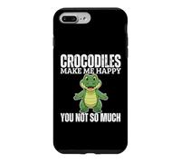 Crocodiles Make Me Happy You Not So Much Funny Crocodile Case for iPhone 7 Plus/8 Plus