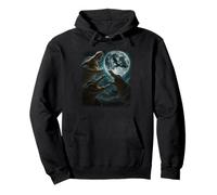 Crocodiles See Dragon Fly Full Moon Alligators Freak Out Pullover Hoodie