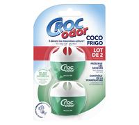 CrocOdor Fridge Deodoriser Twin Pack Unscented Food Safe Formular with Temp