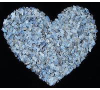 Crocon 1/2 LB Crushed opalite Chips Bulk Stone 1100+ Carats Natural Quartz Pieces Irregular Shape Gemstone Tumbling Cabbing Gem Mining Chakra Balancing Reiki and Crystal Healing Home Office Dcor