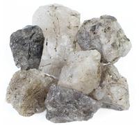 Crocon 1LB Black Rutile Rough Bulk Natural Stone Raw Gemstone Tumbling Cabbing Polishing Gem Mining Chakra Balancing Reiki Healing Good Luck Home Office Decor