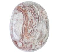 Crocon® 50mm Rosetta jasper Large Palm Stone 900+ Carats Pocket Massage Worry Stones for Natural Chakra Balancing Reiki Healing Stones and Crystal Healing Massage Spa Energy Crystals gifts for women