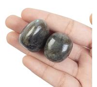 Crocon® Labradorite Tumbled Stones 2 Pcs 20-25mm Crystal Gift Set