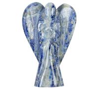 Crocon® Lapis Lazuli Crystal Pocket Angel Figurine 2-2.5 Inch Good Luck Gift